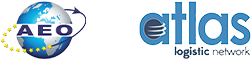 Logo AEO Partner Logo AEO und Atlas Partner